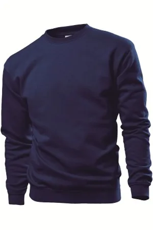 Stedman Sweatshirt Men Marine Small Heren