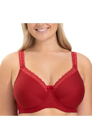 Miss Mary Miss Mary Cotton Comfort Underwired Bra Rood B 80 Dames