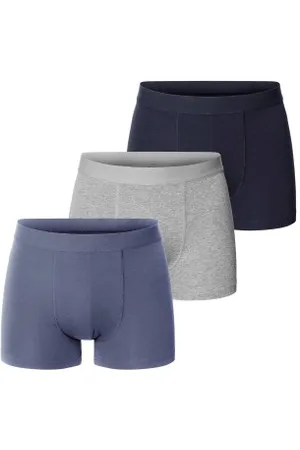 Bread & Boxers Bread and Boxers Boxer Briefs Herenslips 3P Versch. kleure-2 ecologisch katoen X-Large Heren