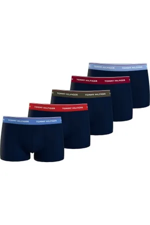 Tommy Hilfiger Herenslips 5P Premium Essentials Trunks Marine Medium Heren