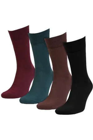 Amanda Christensen Sokken 4P Bamboo Crew Socks Rood/Groen Maat 35/38