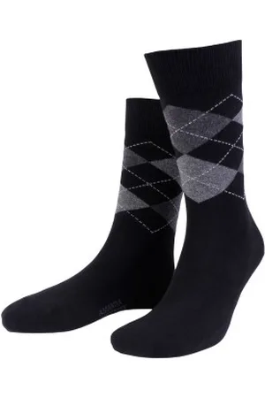 Amanda Christensen Sokken True Ankle Argyle Sock Zwart/Grijs Maat 39/42 Heren