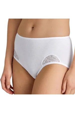 Calida Cotton Desire Midi Brief Wit katoen Medium Dames