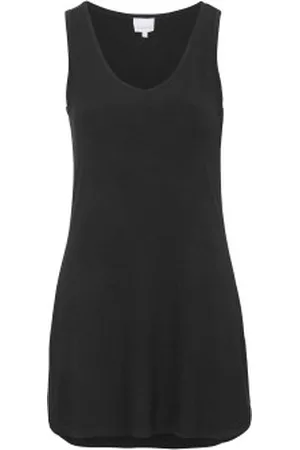 Damella Bamboo Nightdress Zwart Bamboe Small Dames