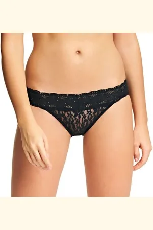 Wacoal Halo Lace Bikini Zwart nylon Small Dames