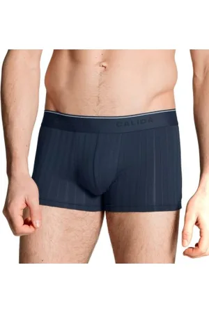 Calida Herenslips Pure and Style Boxer Brief Indigoblauw katoen Large Heren