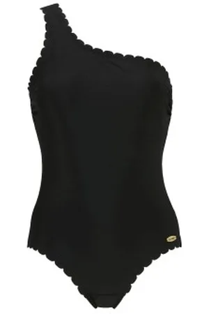 Damella Alyssa Wavy Swimsuit Zwart 36 Dames