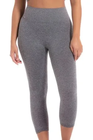 Magic Lounge Cropped Legging Grijs polyamide Small Dames