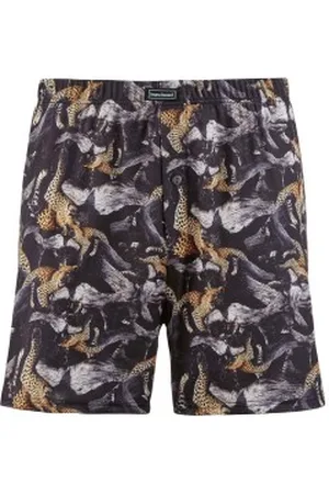 Bruno Banani Herenslips Panthera Boxershorts Zwart patroon polyester Small Heren