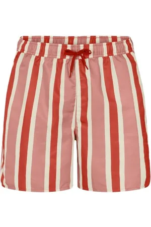 Resteröds Zwembroeken Recycled Swimshorts Rood/Wit polyester Small Heren