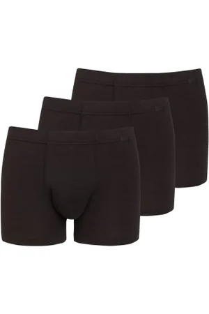 Jockey Herenslips 3P Cotton Plus Trunk Zwart Small Heren