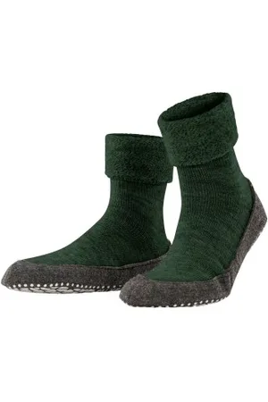 Falke Falke Sokken Cosyshoe Adult Groen wol Maat 39/40 Heren