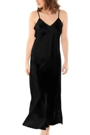 Damella Long Silk Nightdress zijde X-Small Dames