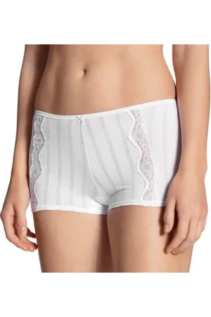 Calida Etude Toujours High-Waist Panty Wit katoen X-Small Dames