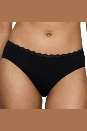 Triumph Feel Of Cotton Tai Zwart katoen 36 Dames