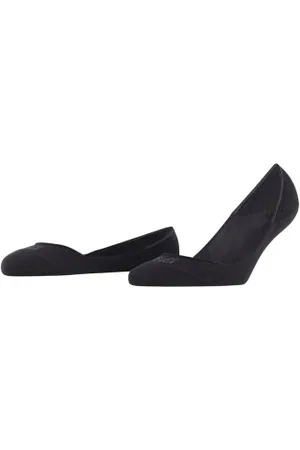 Falke Falke Sokken Women Step No Show Socks Medium Cut Zwart katoen Maat 35/36 Dames