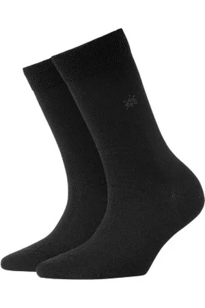 Burlington Sokken Bloomsbury Wool Sock Zwart Maat 36/41 Dames