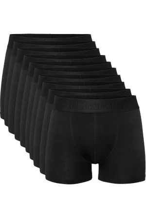 Resteröds Herenslips 10P Bamboo Boxer Brief Zwart Small Heren