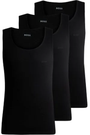 HUGO BOSS 3P Tank Top RibClassic Zwart katoen Large Heren