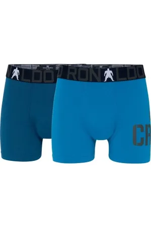 CR7 - Cristiano Ronaldo Herenslips 2P Boys Trunk Briefs Blauw katoen 116/128