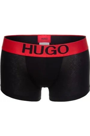 HUGO BOSS Herenslips Idol Trunk Zwart katoen Small Heren
