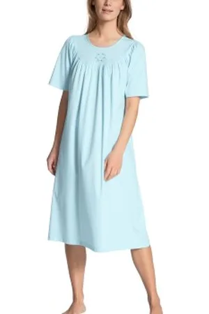 Calida Soft Cotton Nightshirt 34000 Lichtblauw katoen X-Small Dames