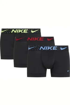 Nike Herenslips 6P Everyday Essentials Micro Trunks D1 Zwart/Blauw polyester Small Heren
