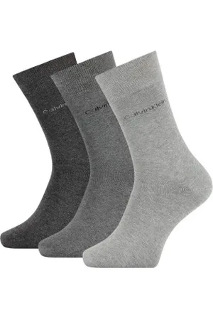 Calvin Klein Calvin Klein Sokken 3P Men Classic Socks Grijs One Size Heren