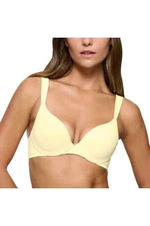 Triumph Body Make-Up Illusion T-Shirt Bra Lichtgeel B 70 Dames