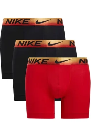 Nike Herenslips 6P Everyday Essentials Micro Boxer Brief Oranje/Rood polyester Small Heren