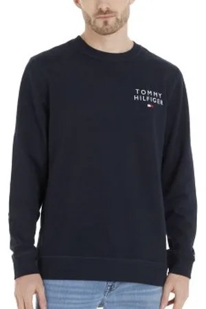 Tommy Hilfiger Original Logo Lounge Track Top Marine Small Heren