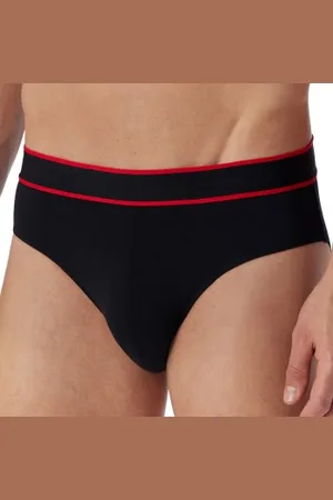 Schiesser Herenslips 3P 95-5 Rio-Slip Zwart katoen Small Heren