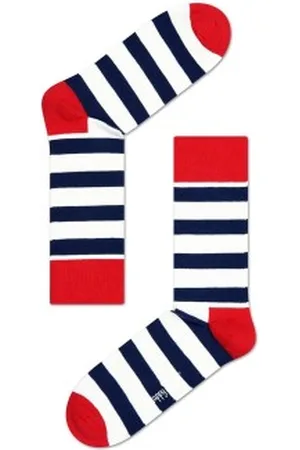Happy Socks Sokken Sock SA01 Rood/Blauw katoen Maat 41/46 Heren
