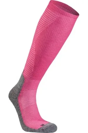 seger Sokken Alpine Compression Sock Roze Maat 34/36