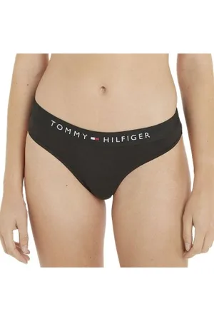 Tommy Hilfiger Thongs Zwart ecologisch katoen X-Small Dames