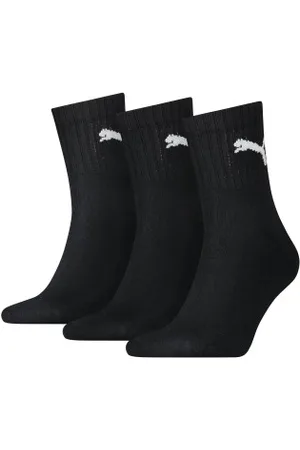 PUMA Sokken 3P Short Crew Unisex Socks Zwart Maat 35/38