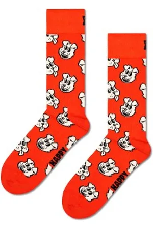 Happy Socks Sokken Doggo Sock Oranje Maat 36/40