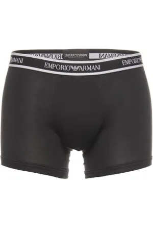 Emporio Armani Armani Cotton Knit Boxer Herenslips 6P Zwart katoen Large Heren