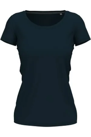 Stedman Claire Crew Neck Marine rondgewoven katoen Small Dames
