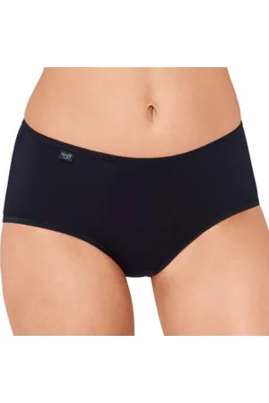 Sloggi 3P 24 7 Microfibre Midi Briefs Zwart polyamide 38 Dames
