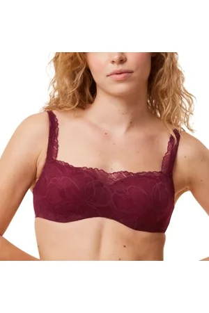 Triumph Body Make-Up Illusion Lace Balconette Wijnrood B 70 Dames