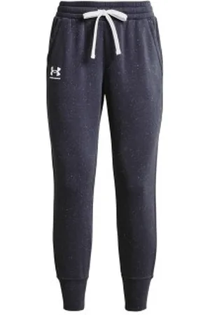 Under Armour Rival Fleece Jogger Pants Donkergrijs Large Dames
