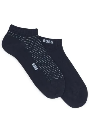 HUGO BOSS Sokken 2P Minipatetrn CC Ankle Socks Donkerblauw Maat 39/42 Heren