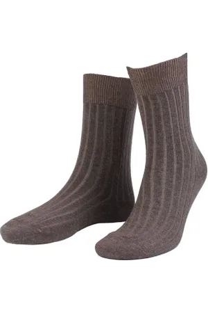 Amanda Christensen Sokken True Ankle Rib Sock Bruin Maat 39/42 Heren
