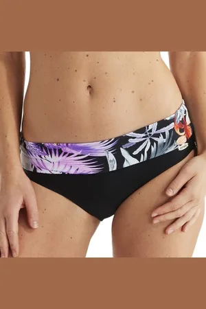 Damella Veronica Tropical Tai Bikini Brief Lila/Zwart 36 Dames