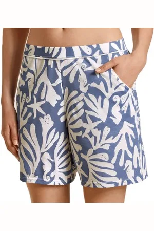 Calida Favourites Coast Shorts Blauw/Wit Large Dames