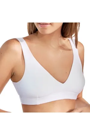 Bread & Boxers Bread and Boxers Padded Soft Bra Wit modaal X-Small Dames