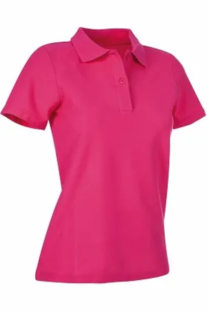 Stedman Polo Women Roze katoen Small Dames