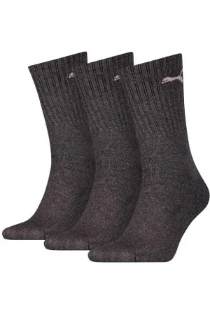PUMA Sokken 3P Sport Crew Socks Antraciet Maat 35/38