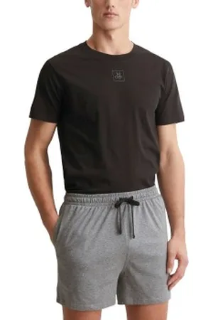 Marc O’ Polo Marc O Polo Men Short Pyjama Set Grijs/Zwart katoen Large Heren